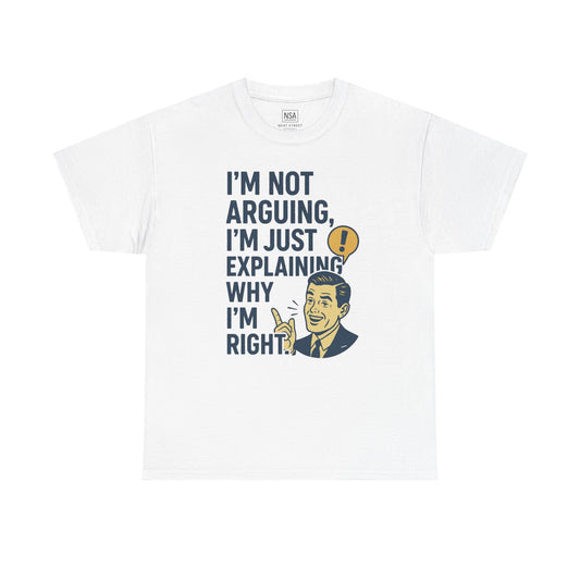 Unisex Humorous Explanation Tee, Funny T-Shirt