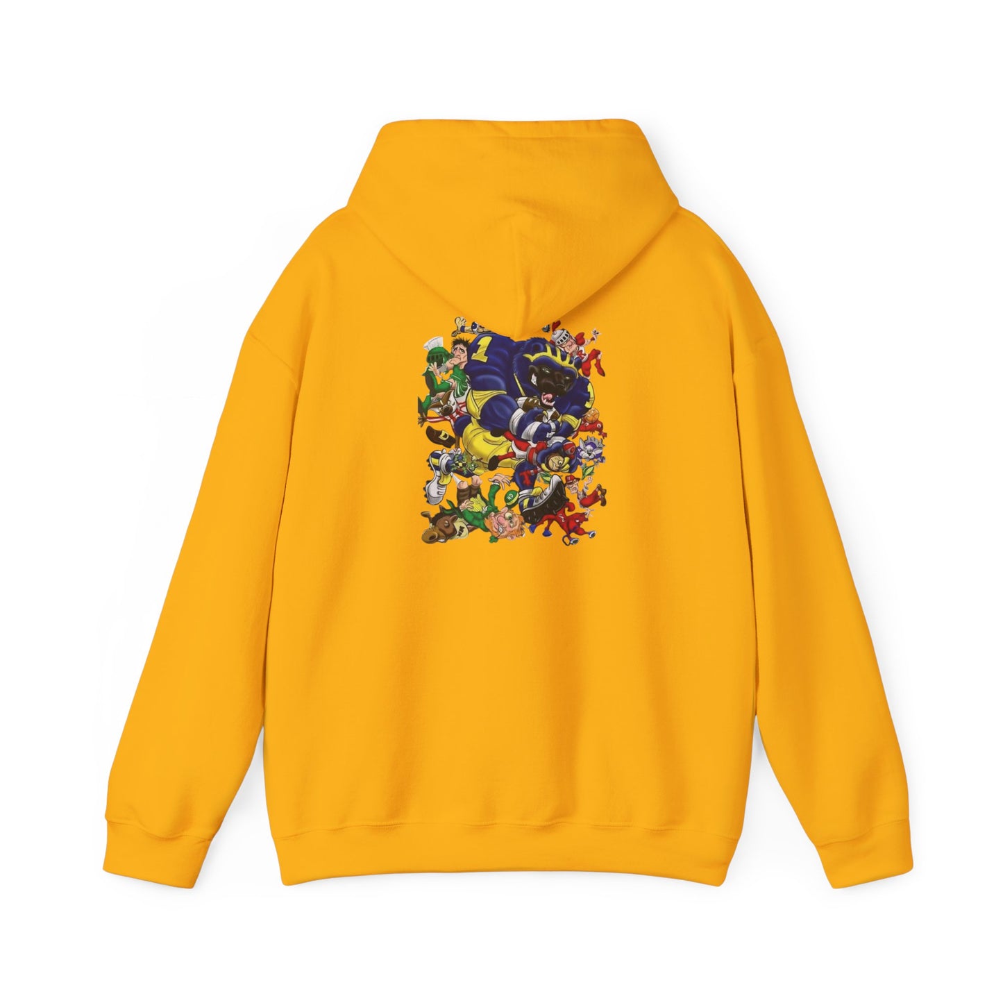 Michigan Sweatshirt with Bold Graphic Design - Perfect for Fans, Gift for Holidays, Casual Wear, Sports Events, Cozy Style
