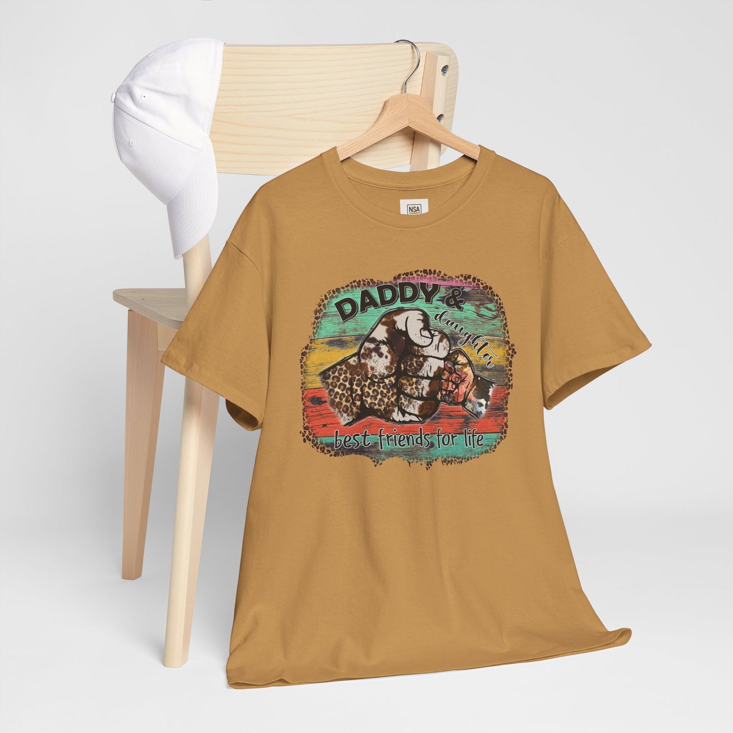 Rasta Retro Graphic Tee for Dads | Unisex Heavy Cotton T-Shirt
