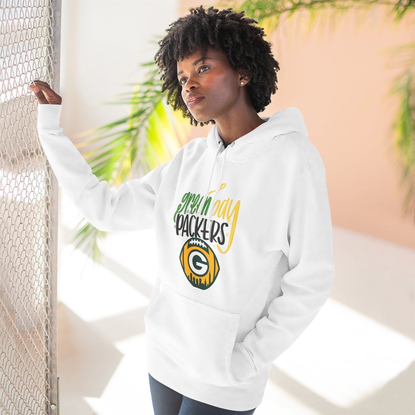Green Bay Packers Logo Hoodie — Fleece Pullover for Fans