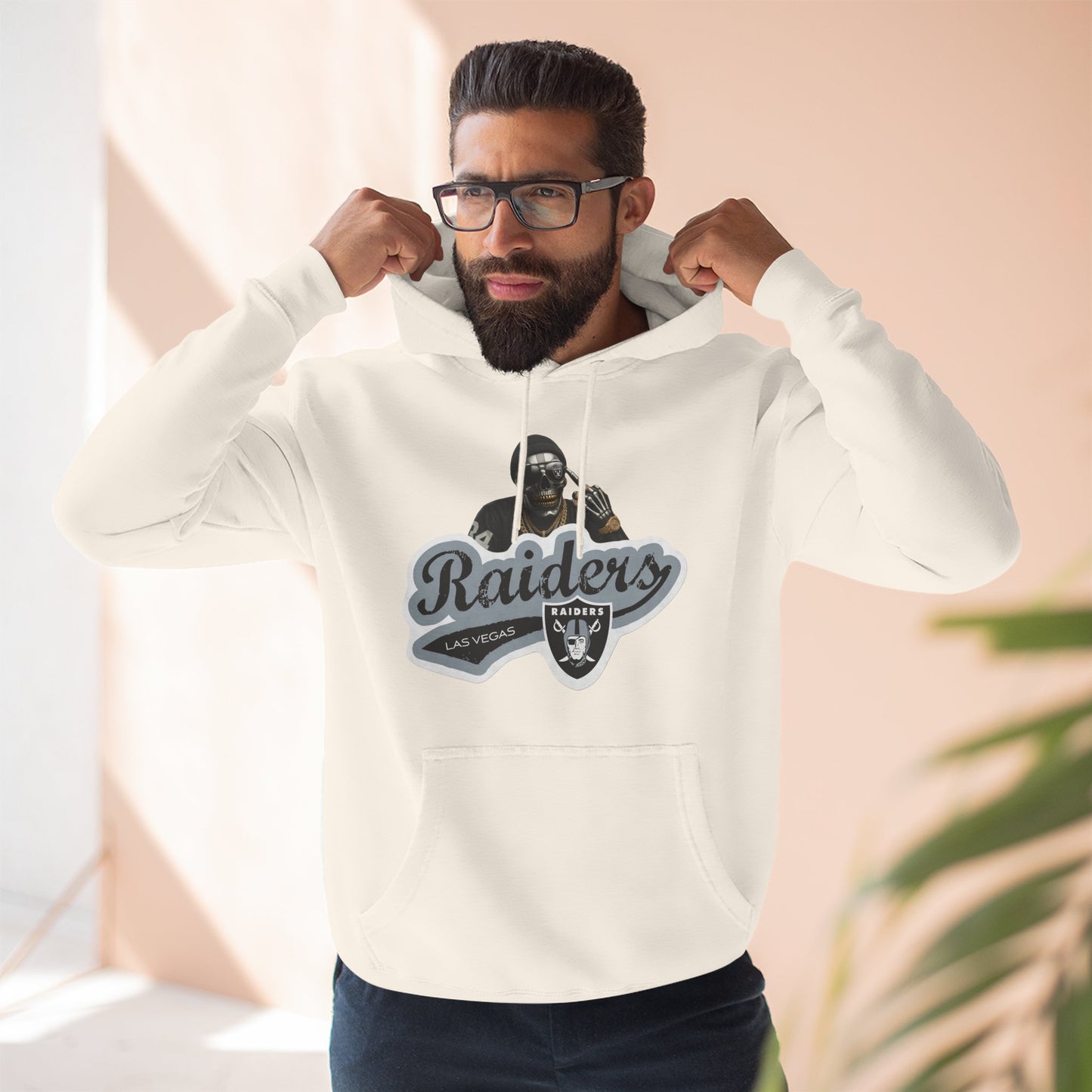 Raiders Fleece Hoodie – Vintage Football Pullover