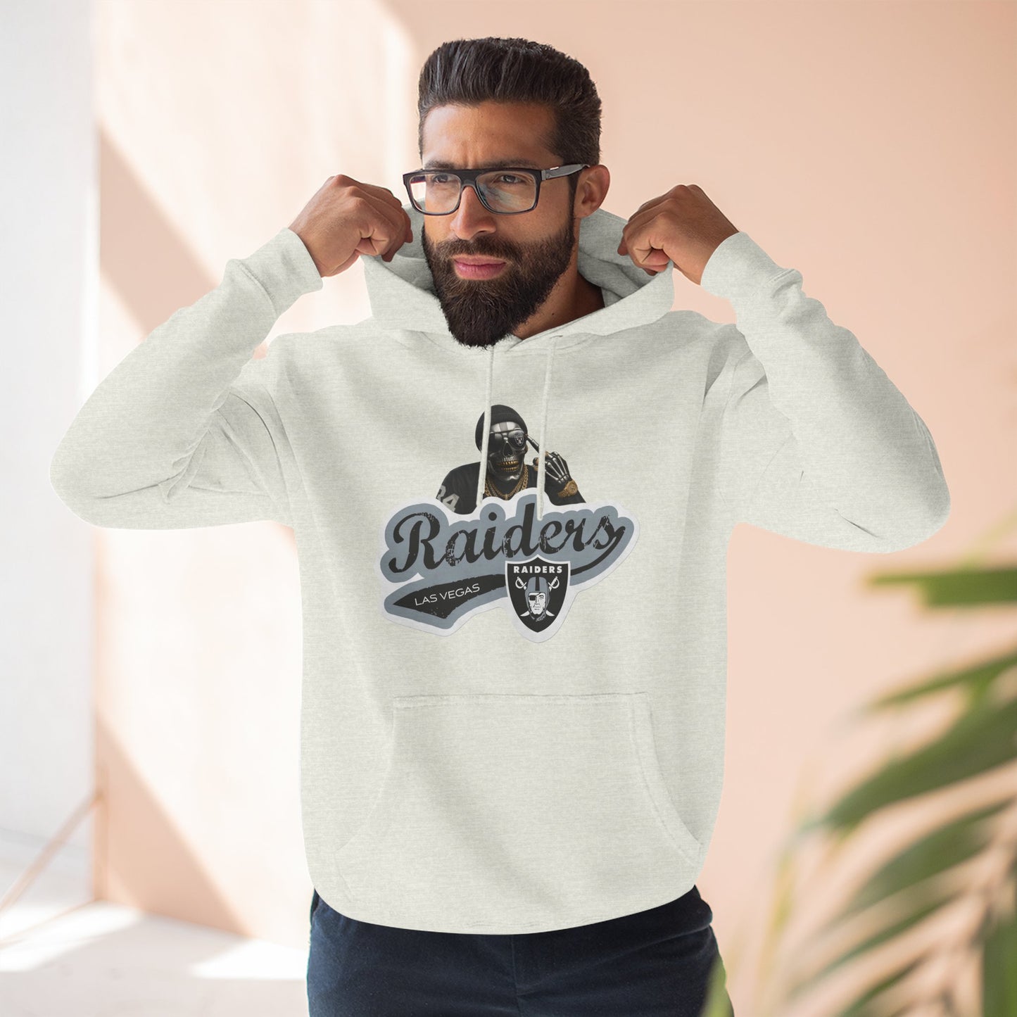 Raiders Fleece Hoodie – Vintage Football Pullover