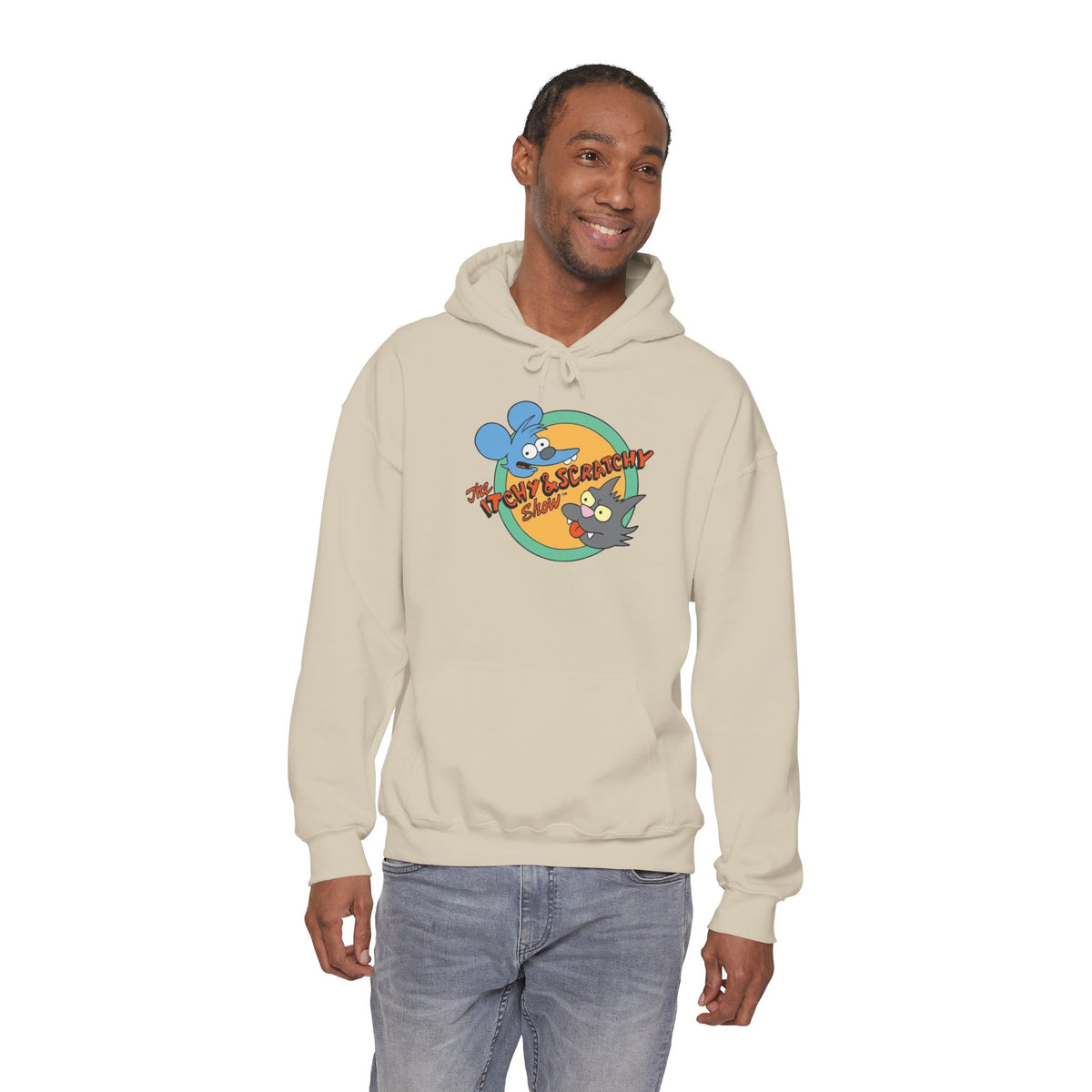 itchy & Scratchy Show - Graphic Pullover Hoodie