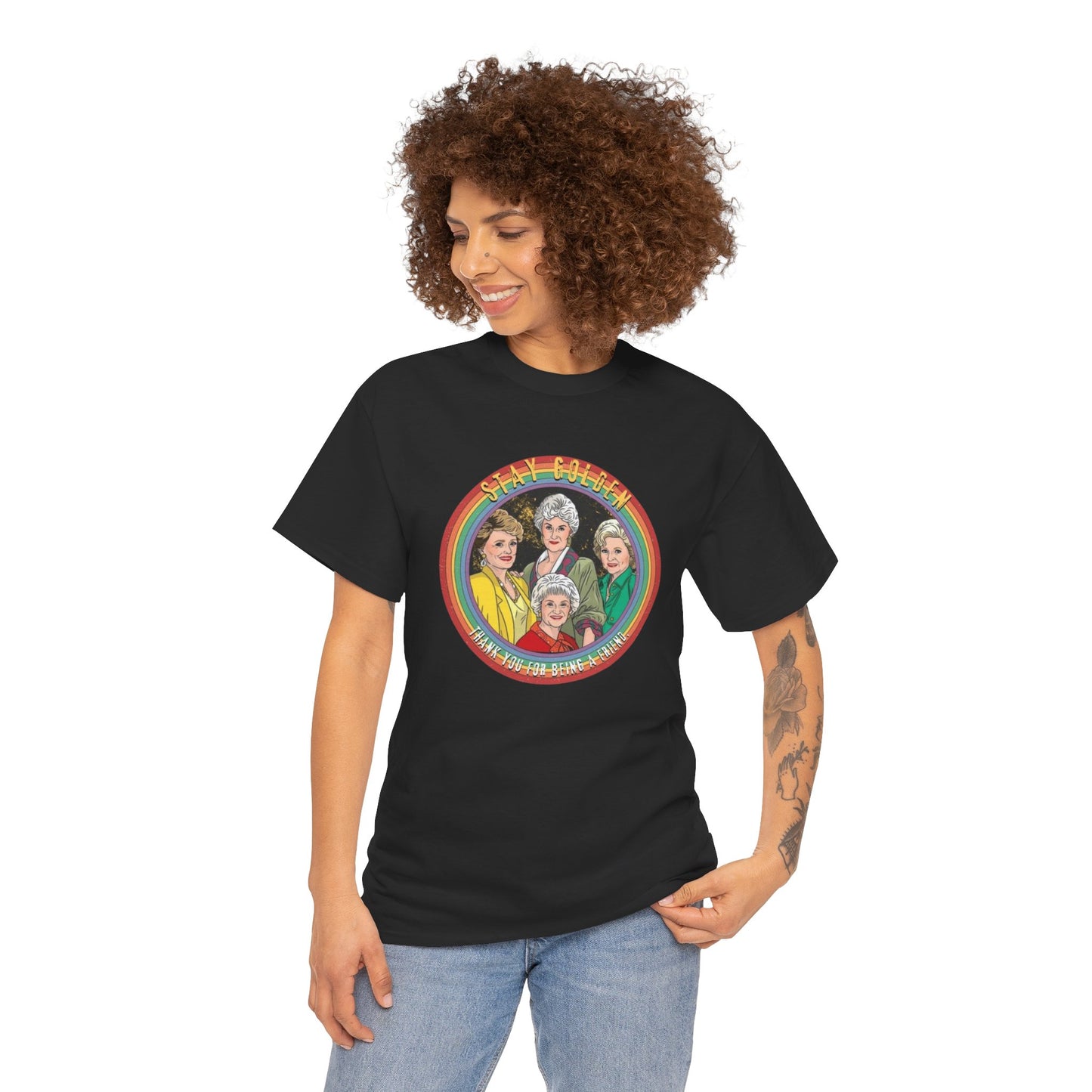 Retro Golden Girls Unisex Heavy Cotton Tee