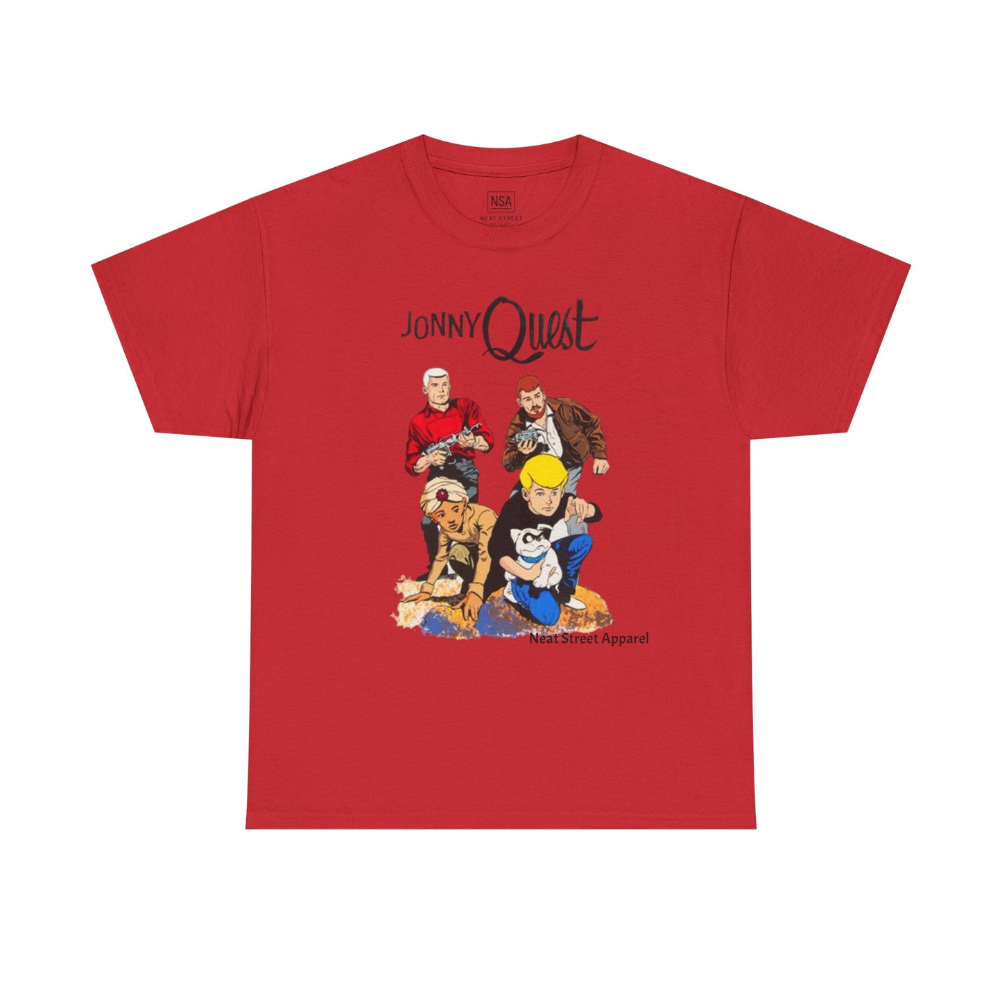 Jonny Quest Cartoon Unisex Heavy Cotton Tee