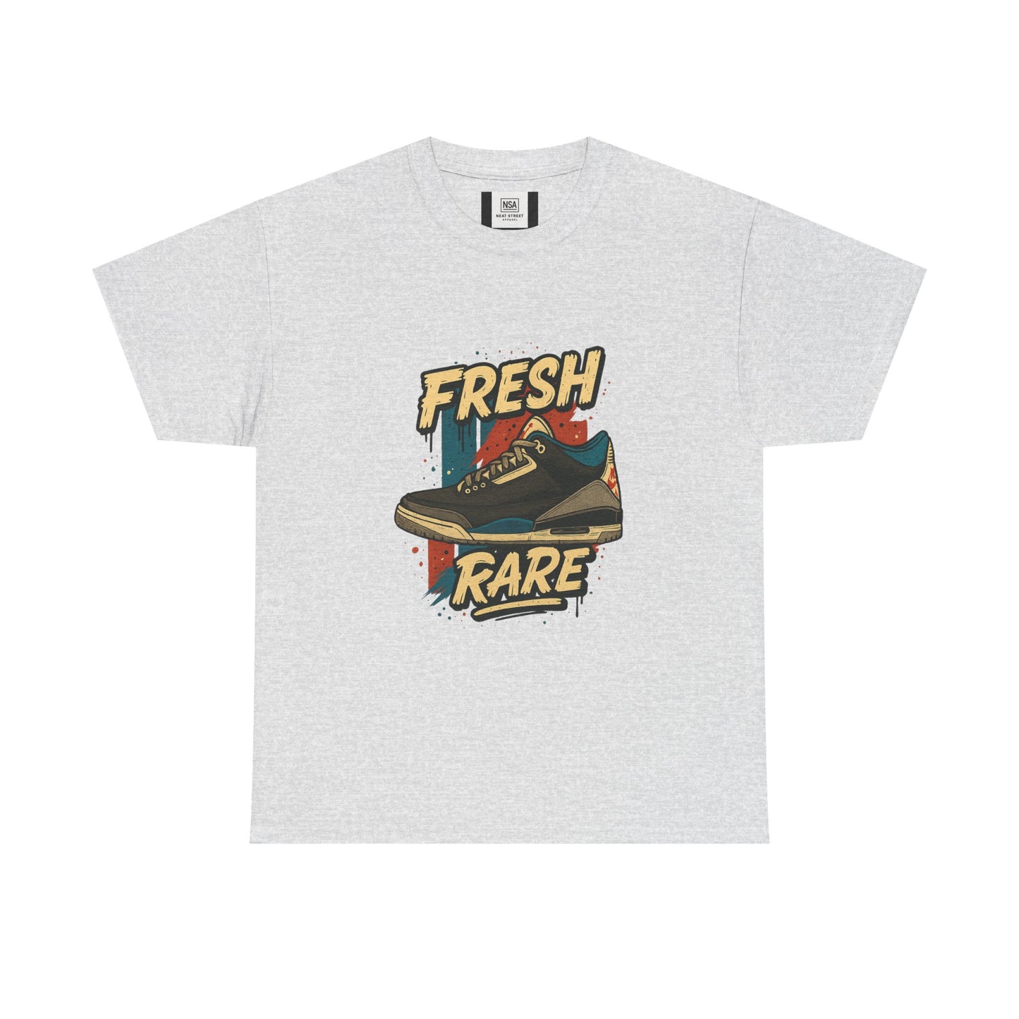 Streetwear Graphic Tee - 'Fresh-Rare' Unisex Heavy Cotton T-Shirt for Rare Air Jordan 3 release