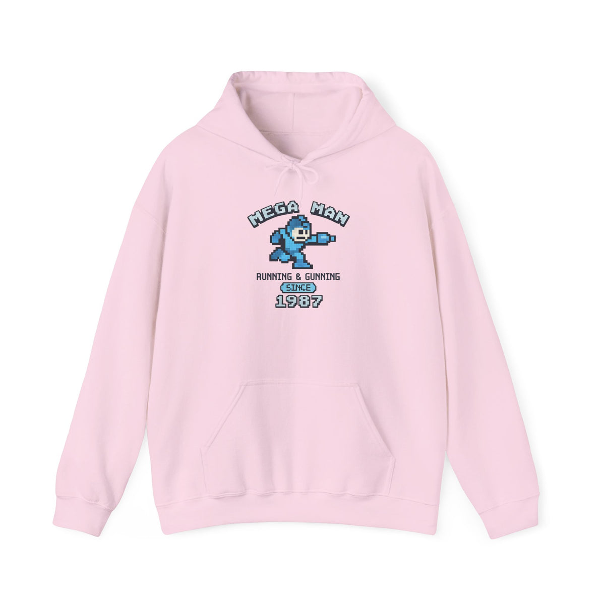 Mega Man 1987 Hoodie - Retro Gaming Pullover