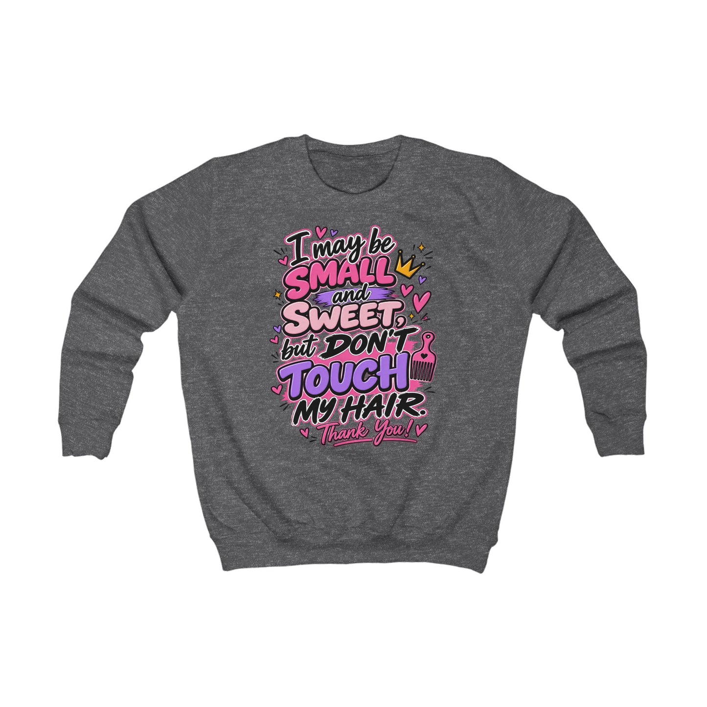 Kids “Don’t Touch My Hair” Graphic Pullover