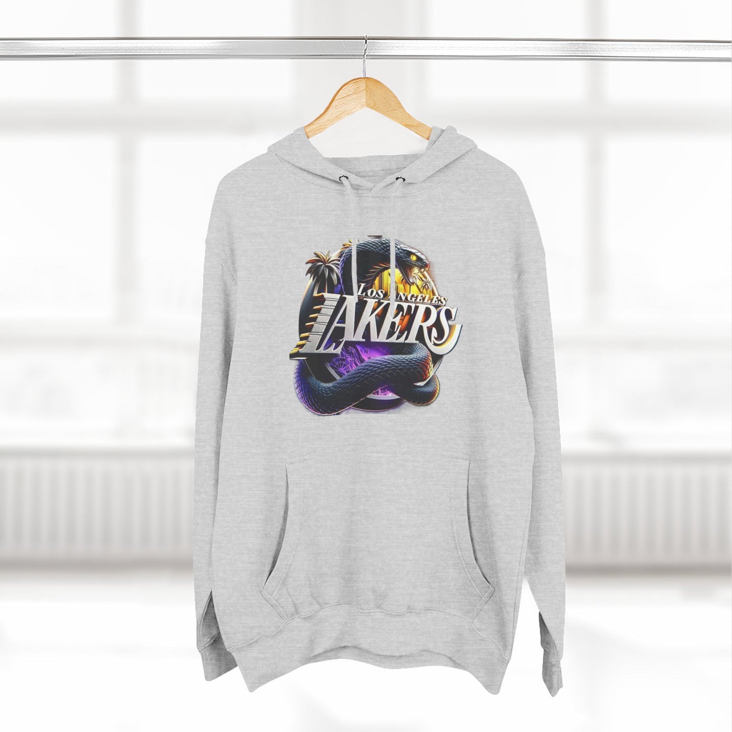 Hoodie — Retro Los Angeles Lakers Palm Logo Pullover