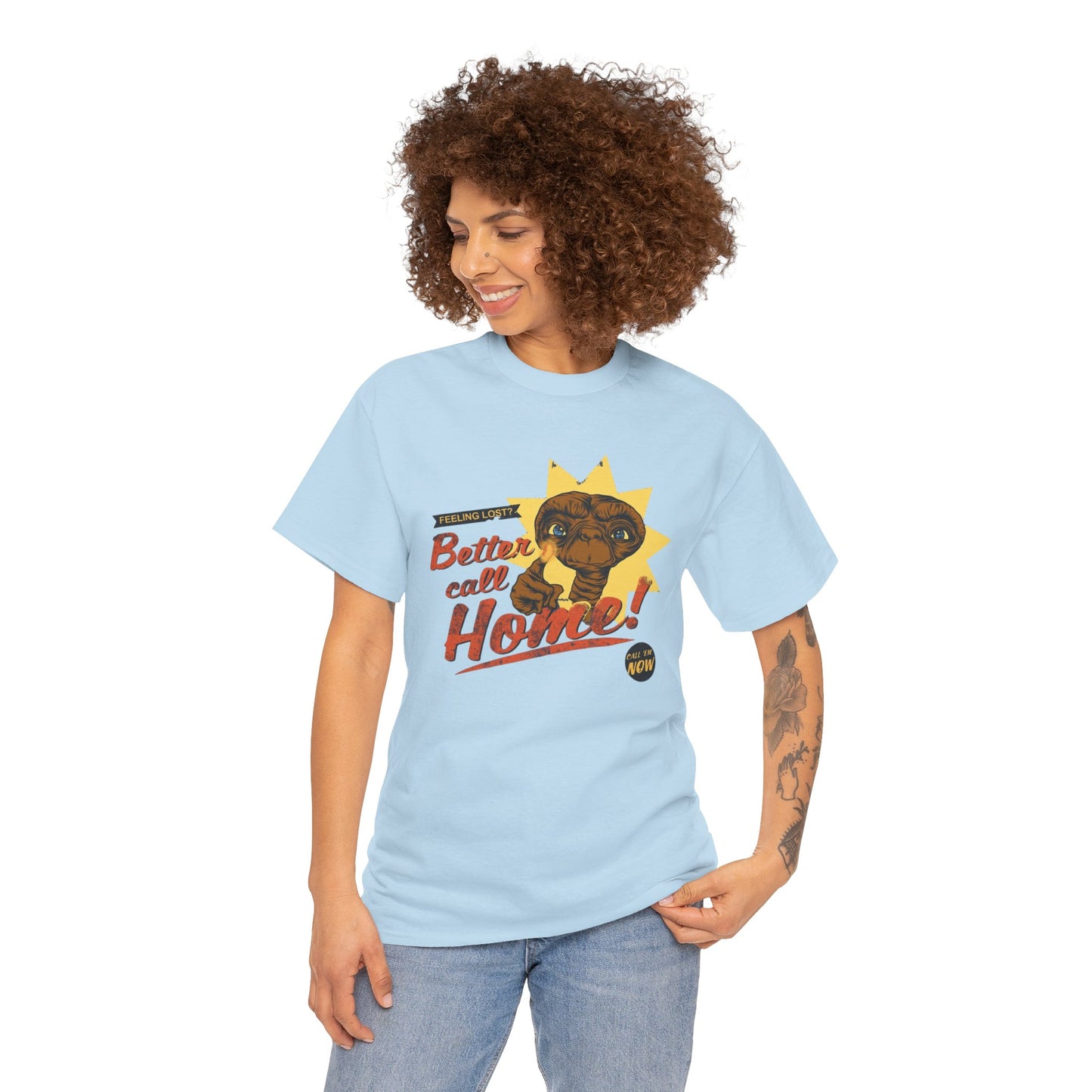 Better Call Home! Unisex Heavy Cotton Tee