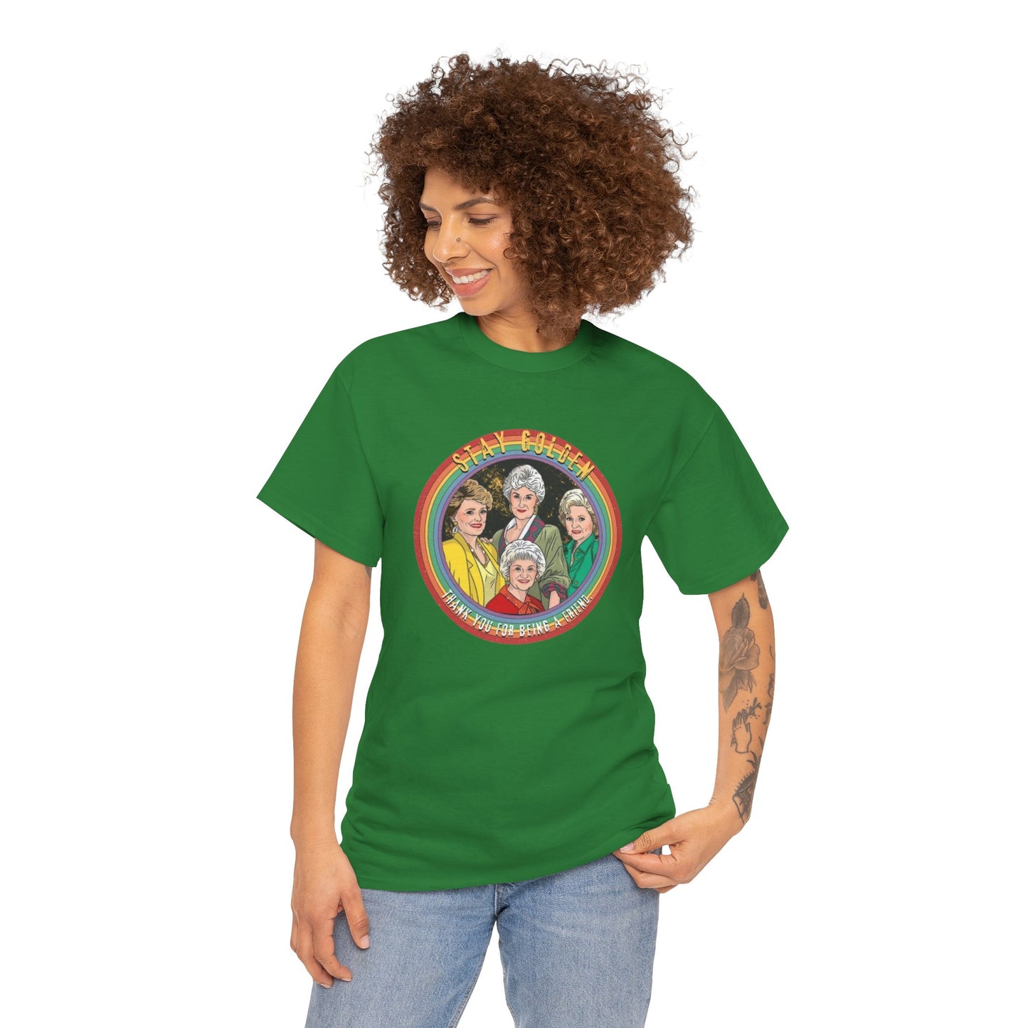 Retro Golden Girls Unisex Heavy Cotton Tee