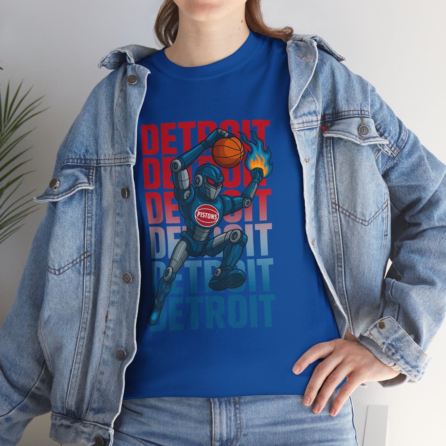 Detroit Basketball Neat Street Graphic Tee