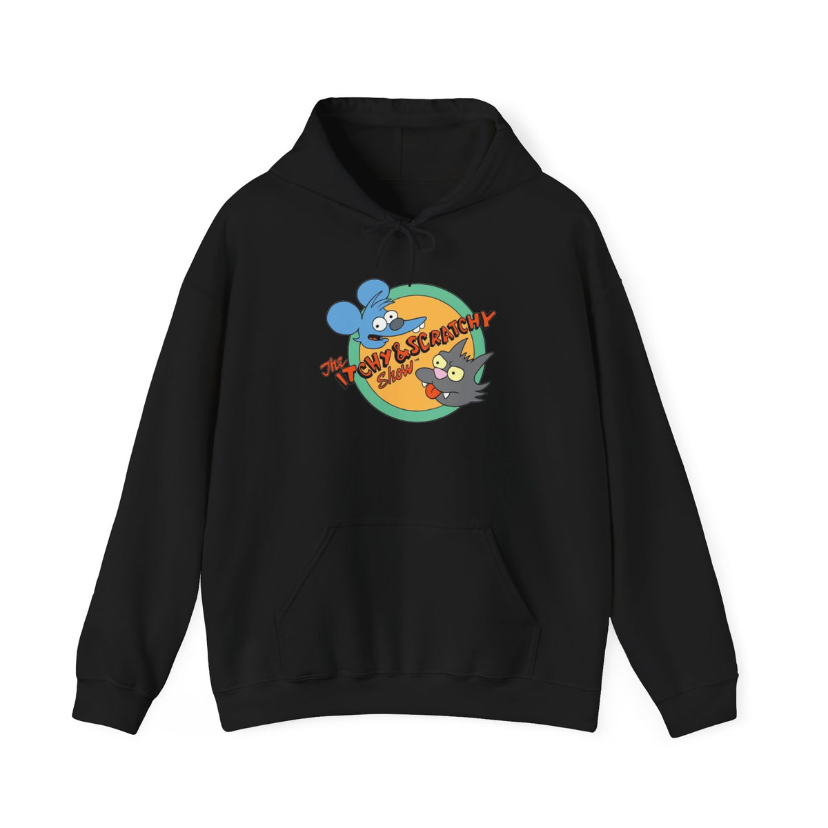 itchy & Scratchy Show - Graphic Pullover Hoodie