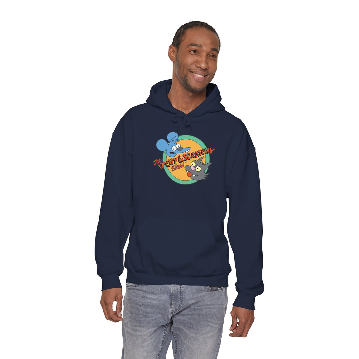 itchy & Scratchy Show - Graphic Pullover Hoodie