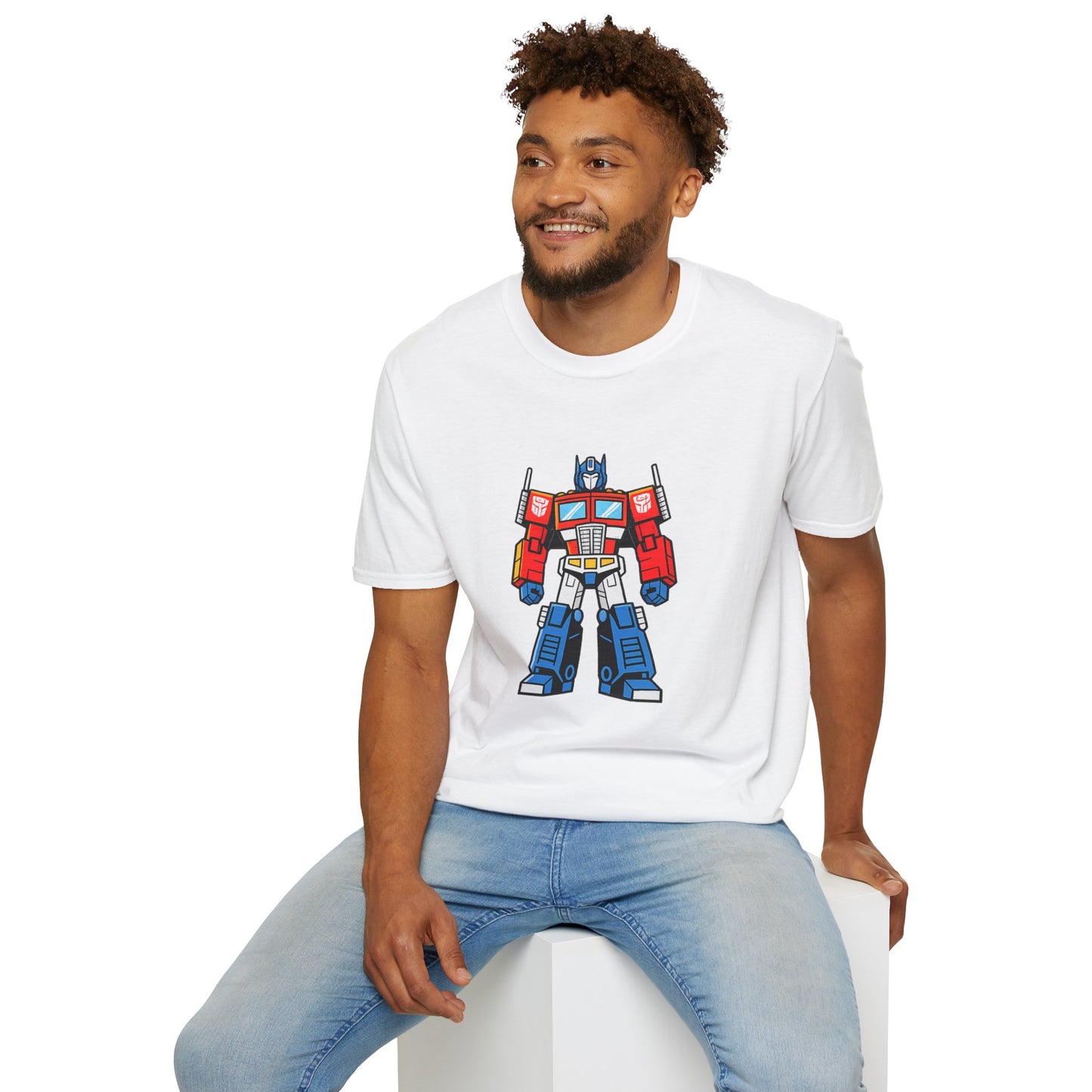 Retro Optimus Prime Graphic T-Shirt