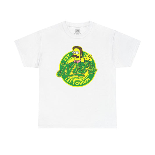 Ned's Leftorium Unisex Heavy Cotton Tee