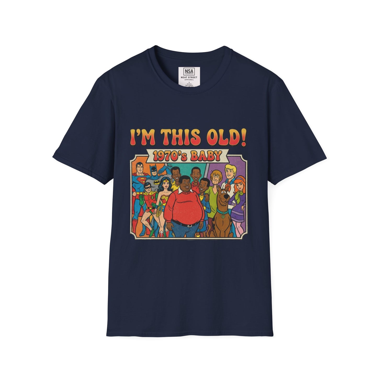 I'm This Old! 1970s Baby T-Shirt