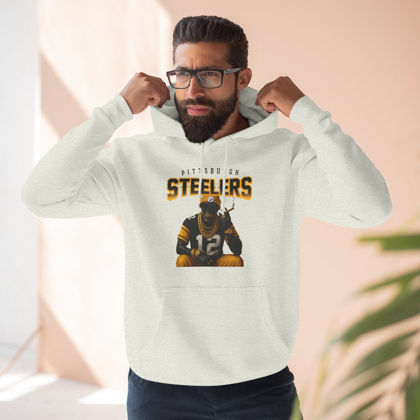 Steelers Graphic Hoodie — Three-Panel Fleece