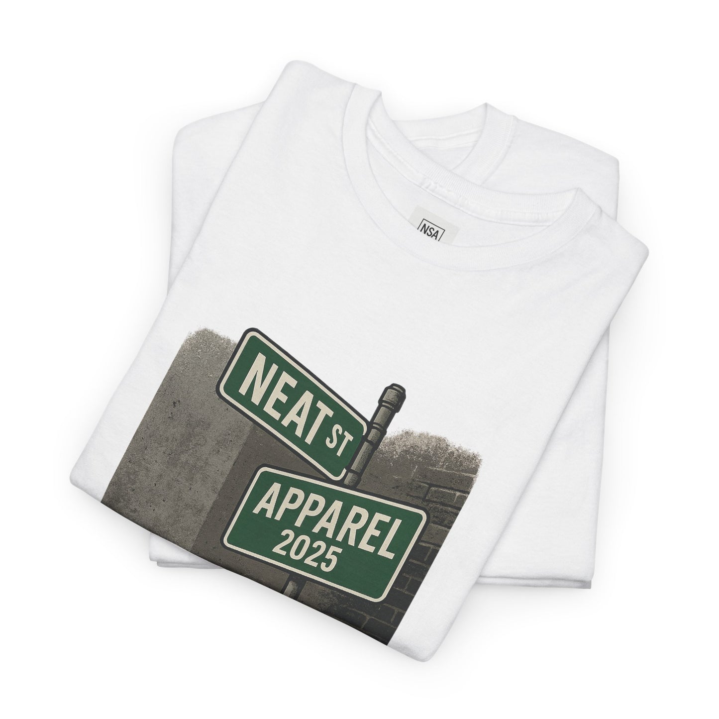 Vintage Neat Street Unisex Heavy Cotton Tee