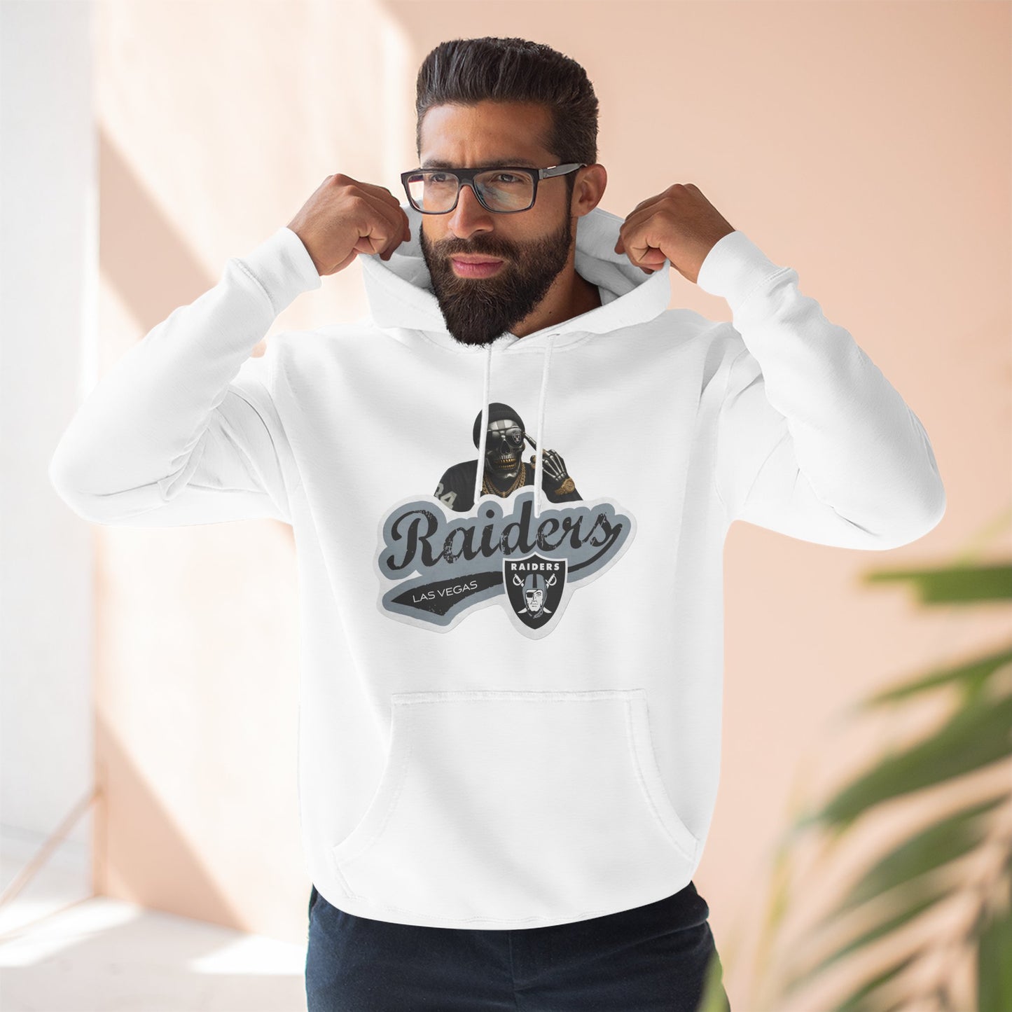 Raiders Fleece Hoodie – Vintage Football Pullover