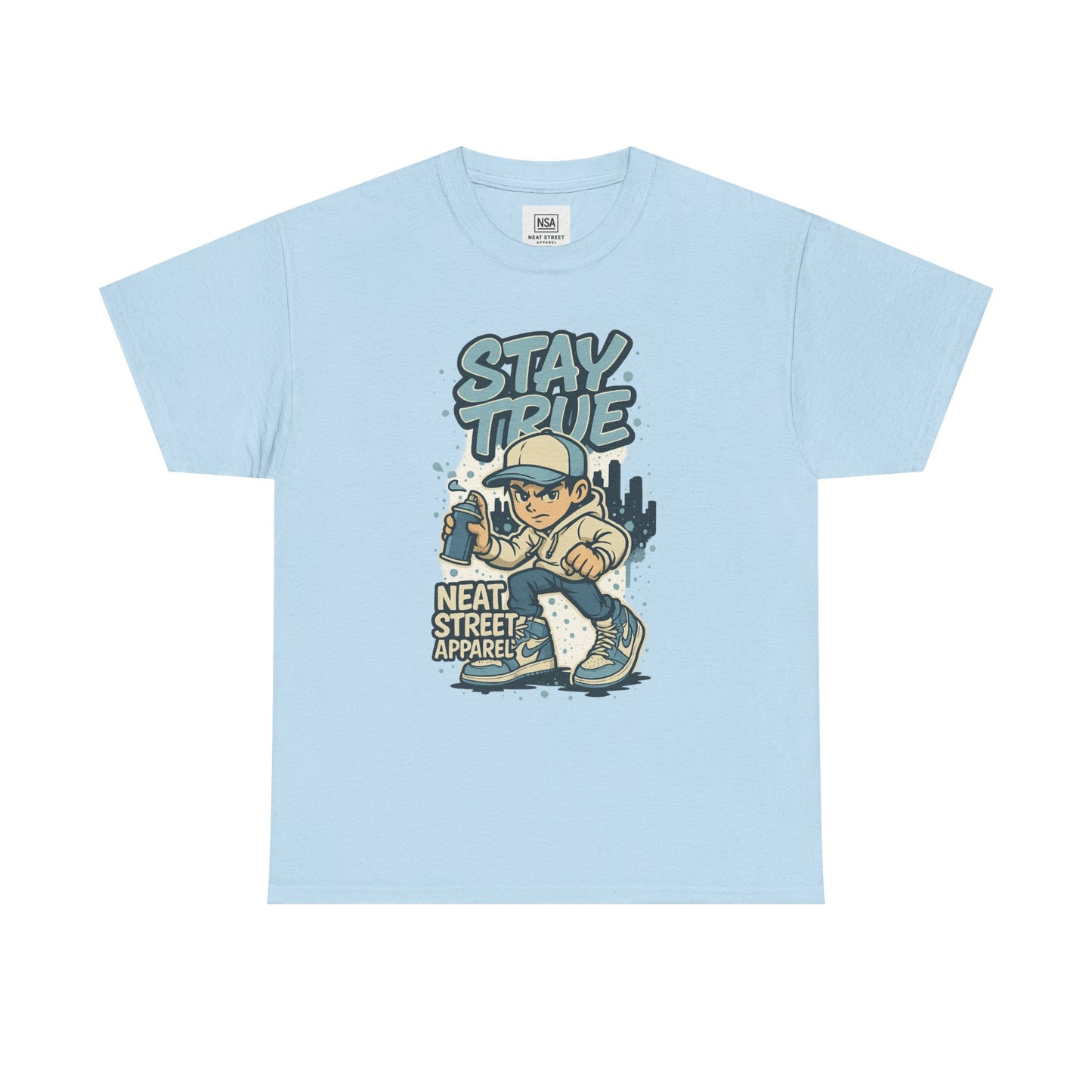 Stay True Unisex Heavy Cotton Tee - Streetwear Style Shirt for Casual Vibes