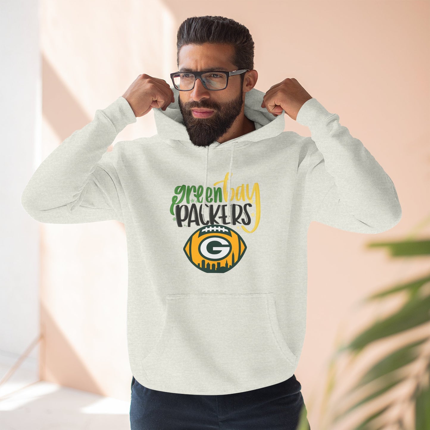 Green Bay Packers Logo Hoodie — Fleece Pullover for Fans