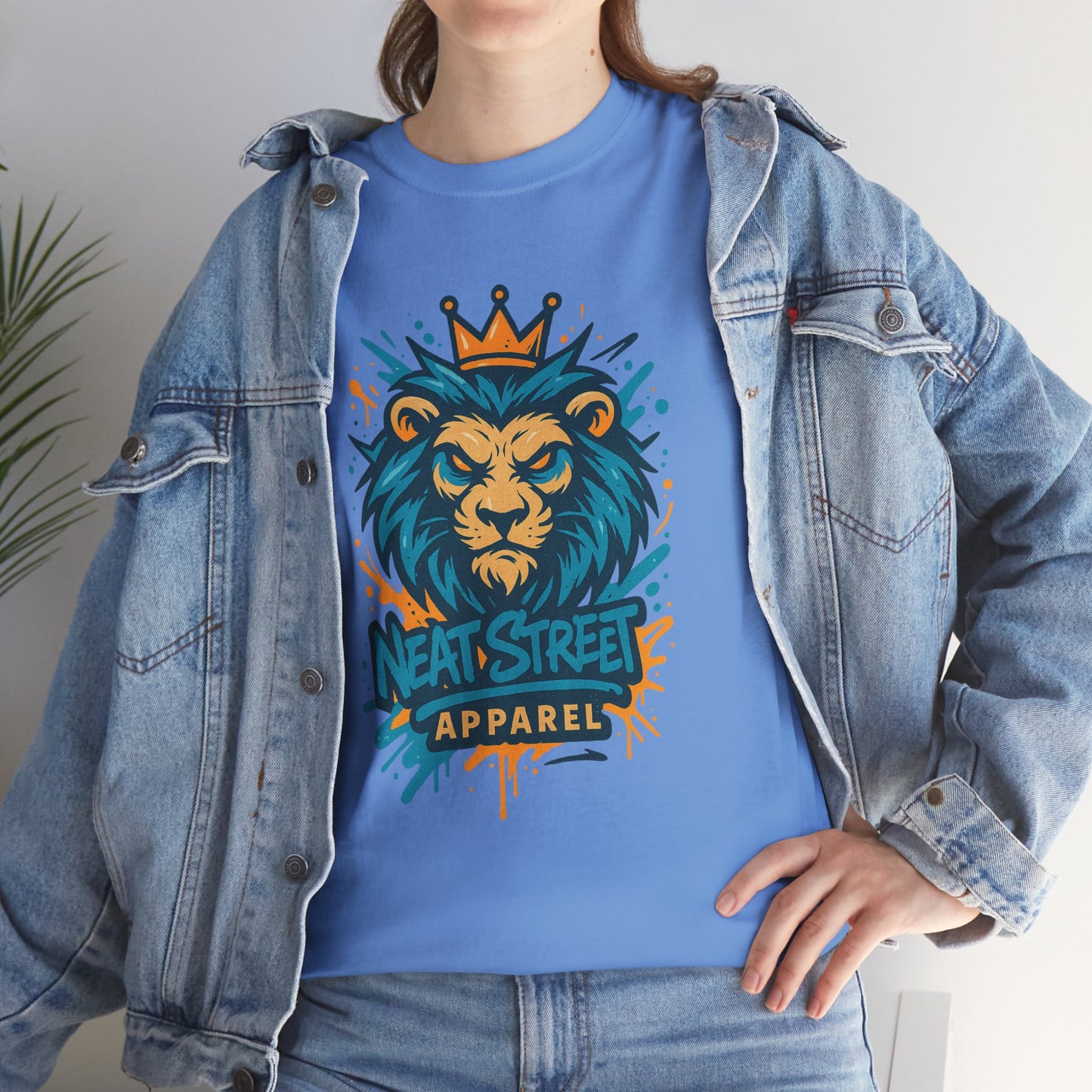 King Lion Graphic Unisex Heavy Cotton Tee
