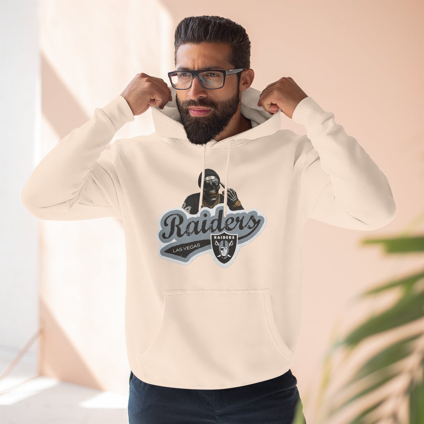 Raiders Fleece Hoodie – Vintage Football Pullover
