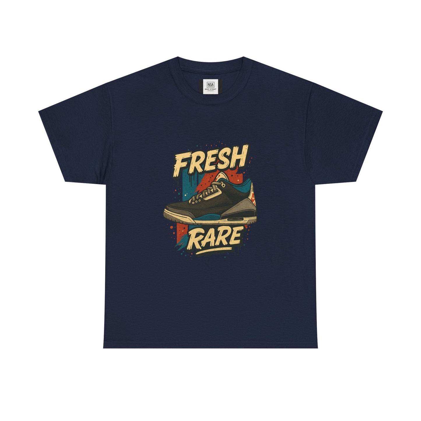 Streetwear Graphic Tee - 'Fresh-Rare' Unisex Heavy Cotton T-Shirt for Rare Air Jordan 3 release