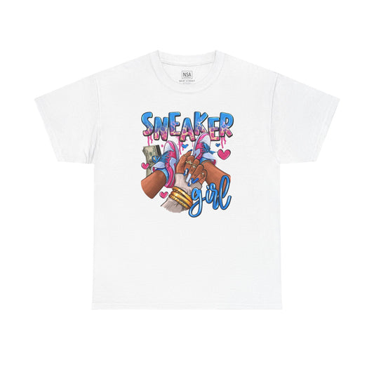 Sneaker Girl Unisex Heavy Cotton Tee