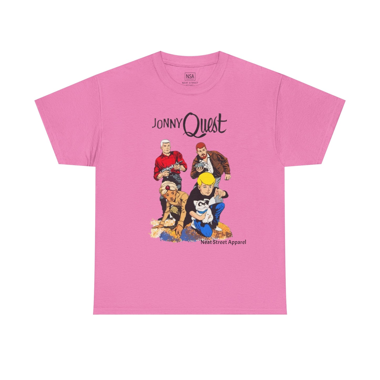 Jonny Quest Cartoon Unisex Heavy Cotton Tee