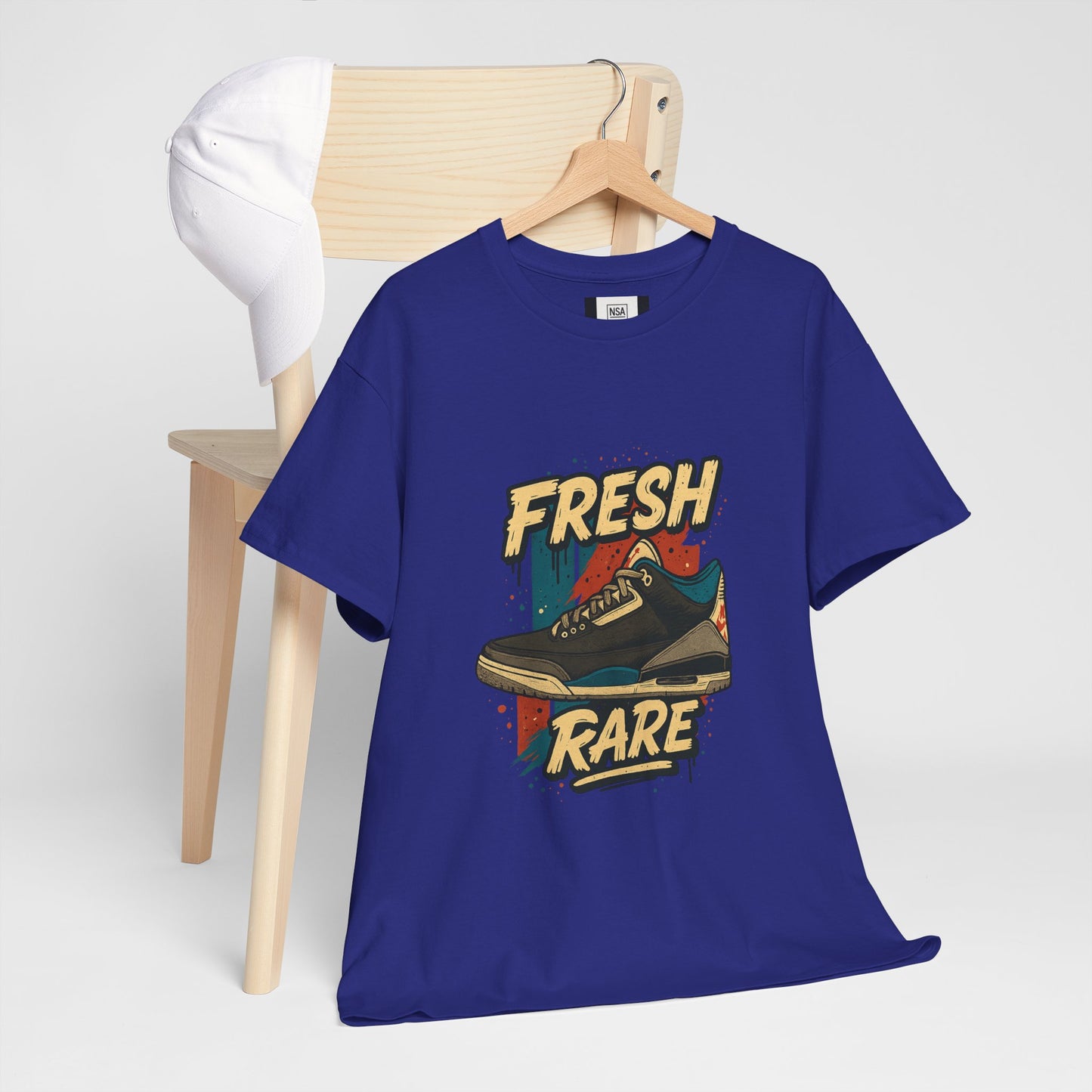 Streetwear Graphic Tee - 'Fresh-Rare' Unisex Heavy Cotton T-Shirt for Rare Air Jordan 3 release