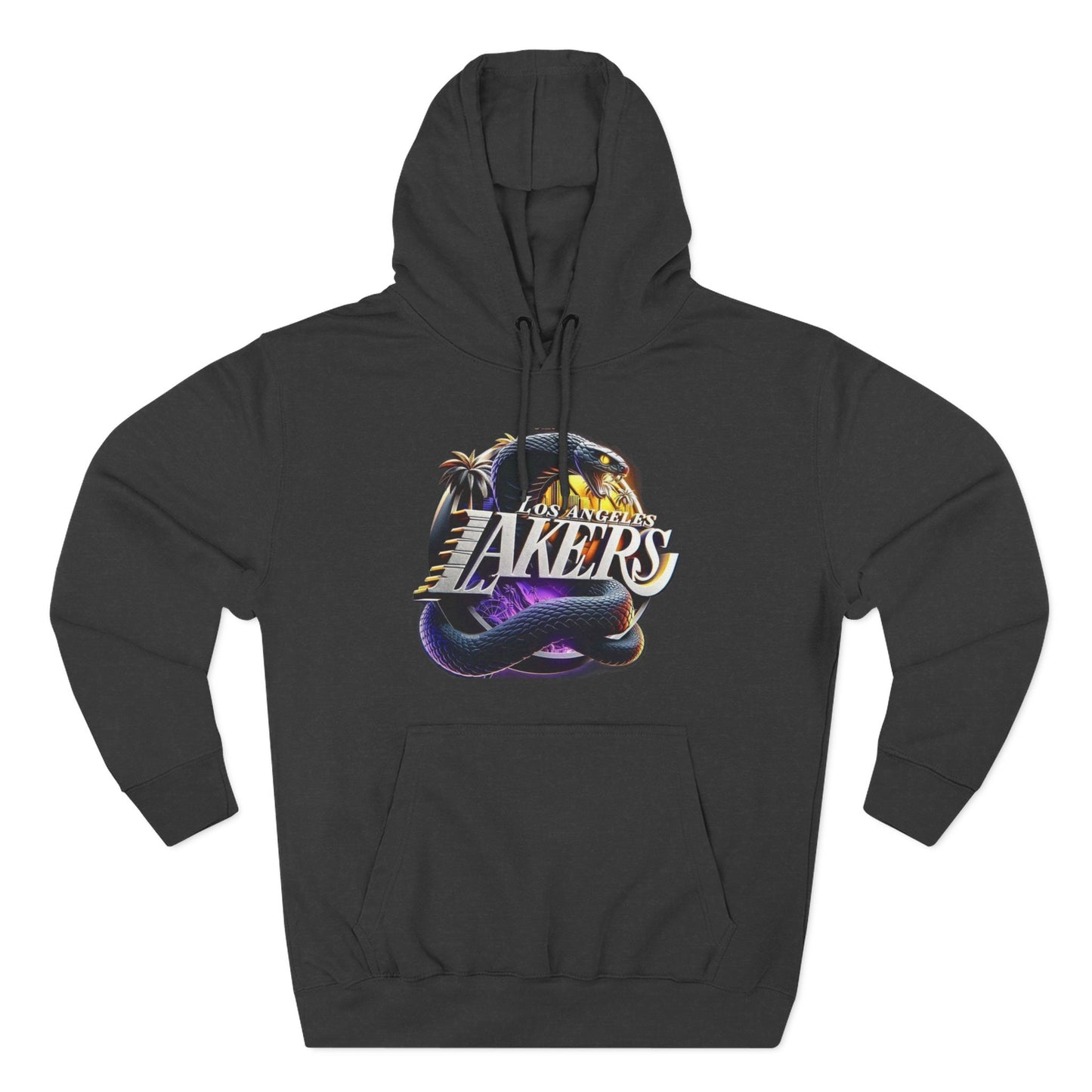 Hoodie — Retro Los Angeles Lakers Palm Logo Pullover