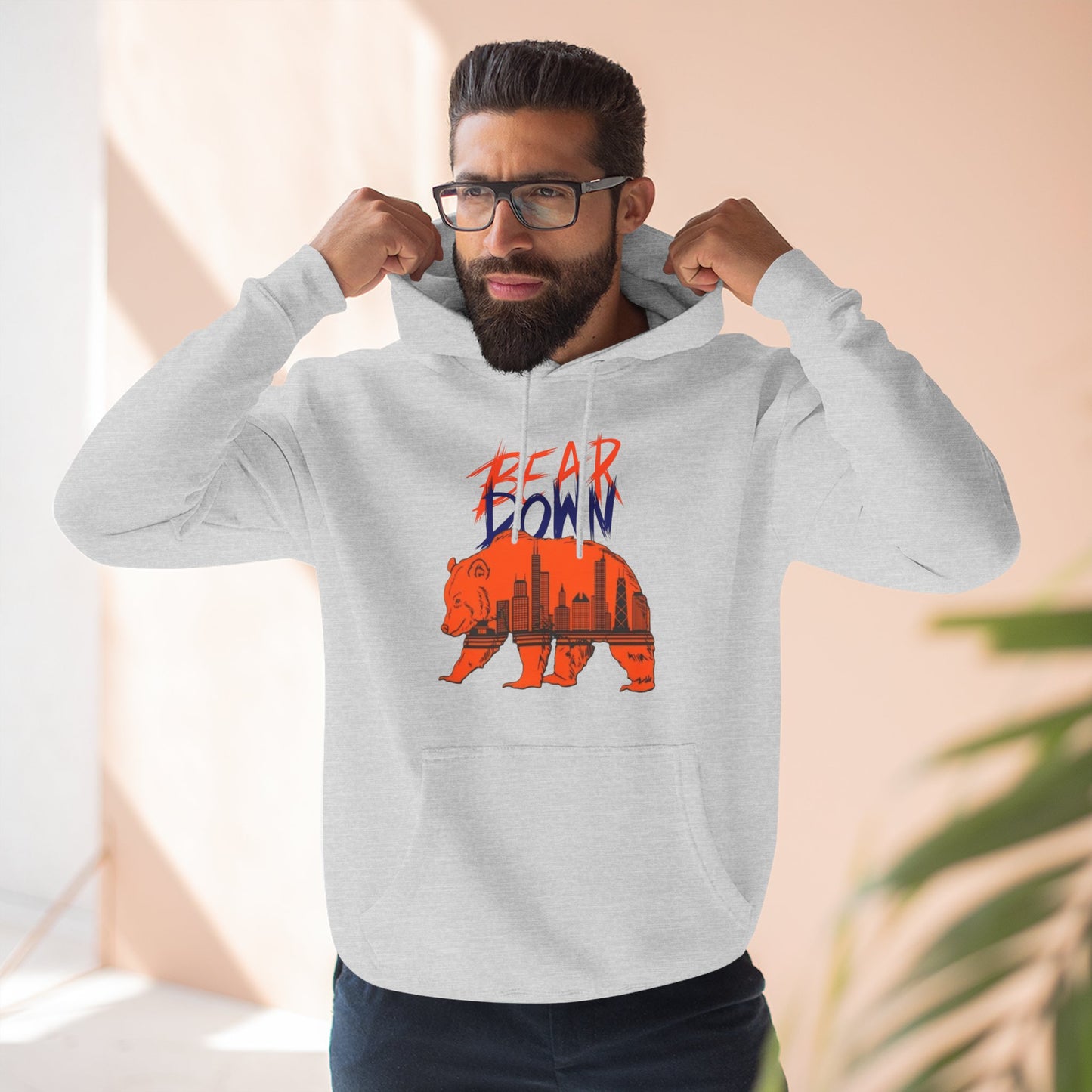 Bear Down Cityscape Hoodie — Chicago Bears Pullover
