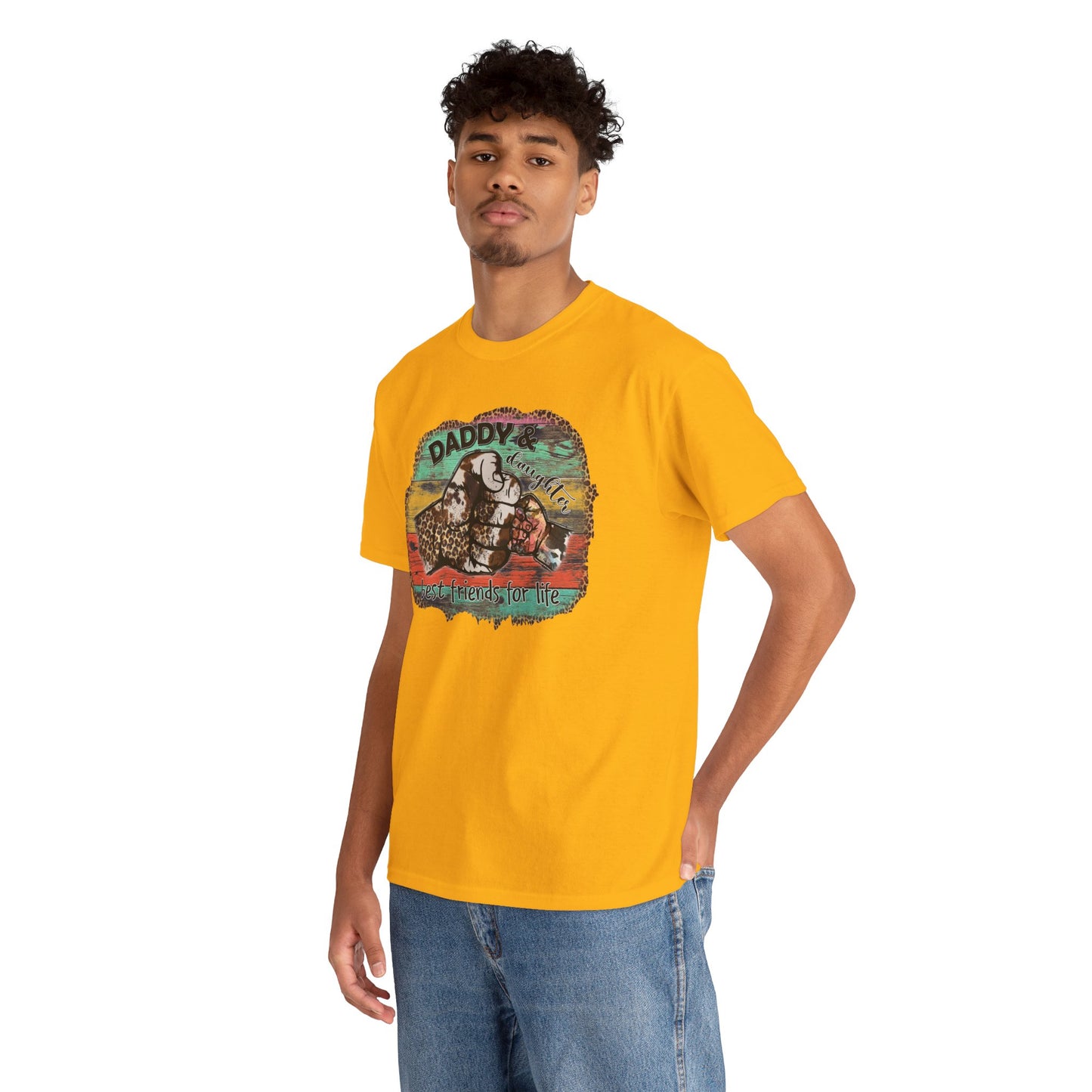 Rasta Retro Graphic Tee for Dads | Unisex Heavy Cotton T-Shirt