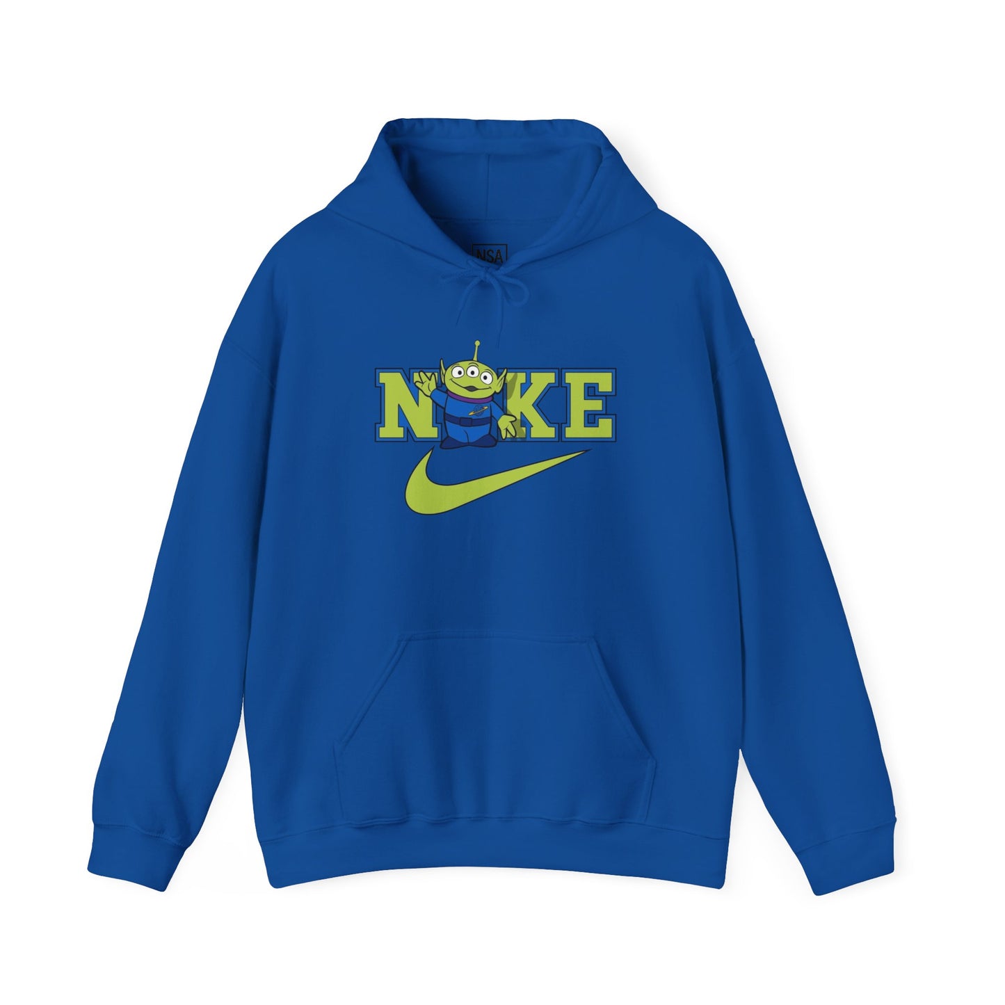 Whimsical swoosh Alien Hoodie