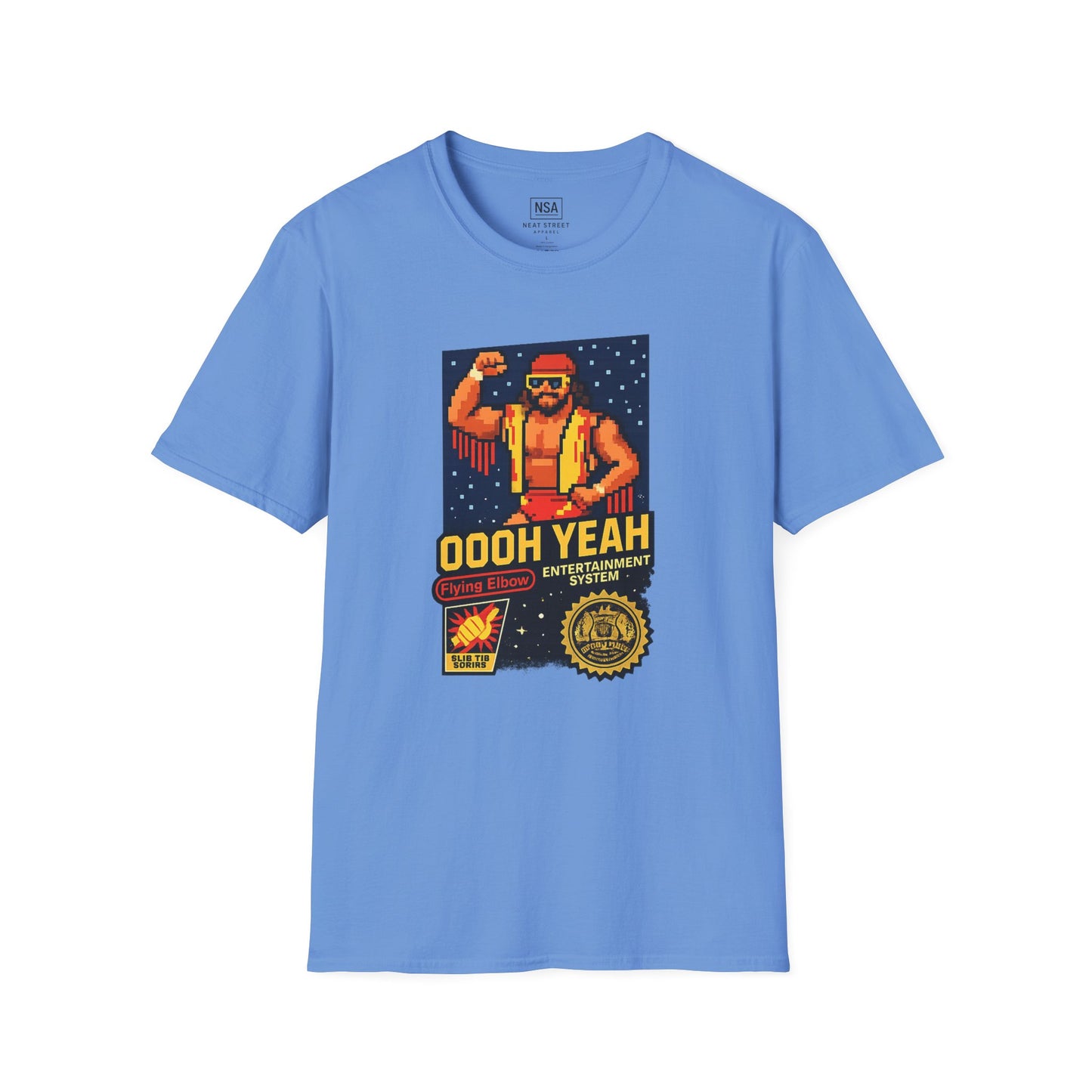 Retro Macho Man Pixel T-Shirt