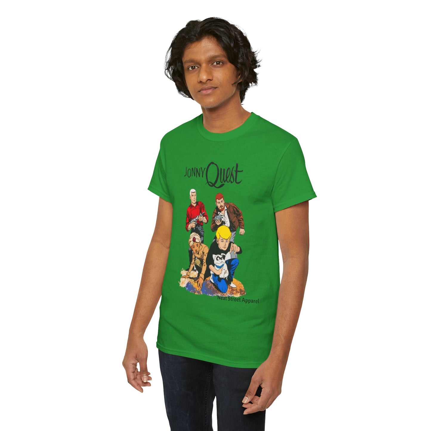 Jonny Quest Cartoon Unisex Heavy Cotton Tee