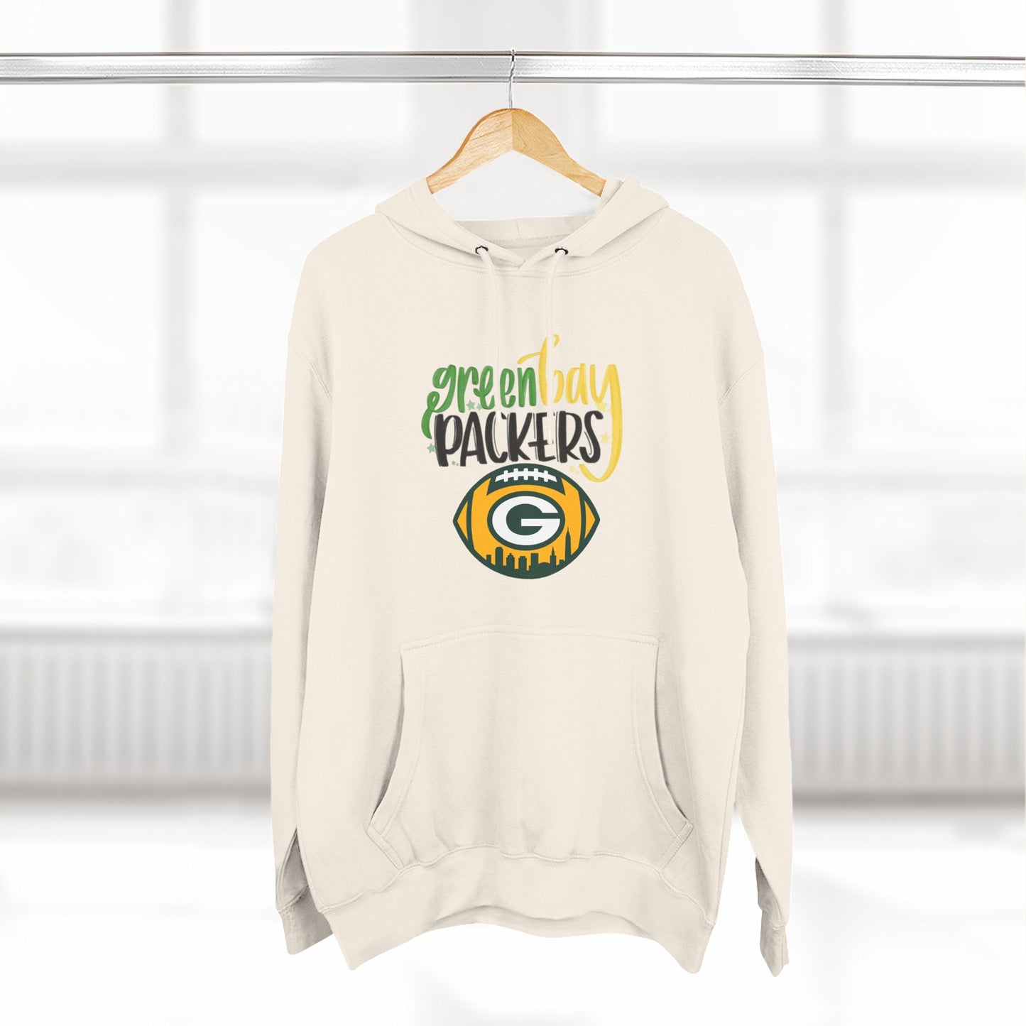 Green Bay Packers Logo Hoodie — Fleece Pullover for Fans