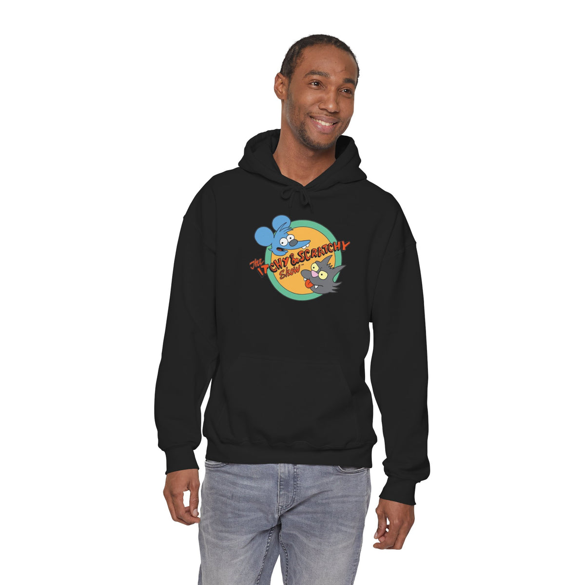 itchy & Scratchy Show - Graphic Pullover Hoodie