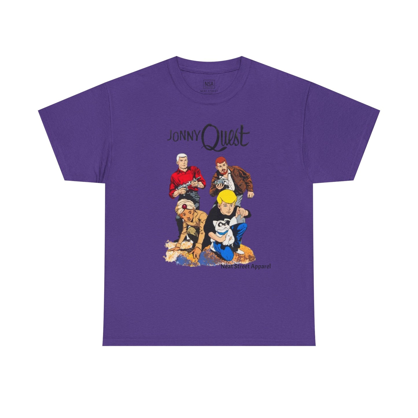 Jonny Quest Cartoon Unisex Heavy Cotton Tee