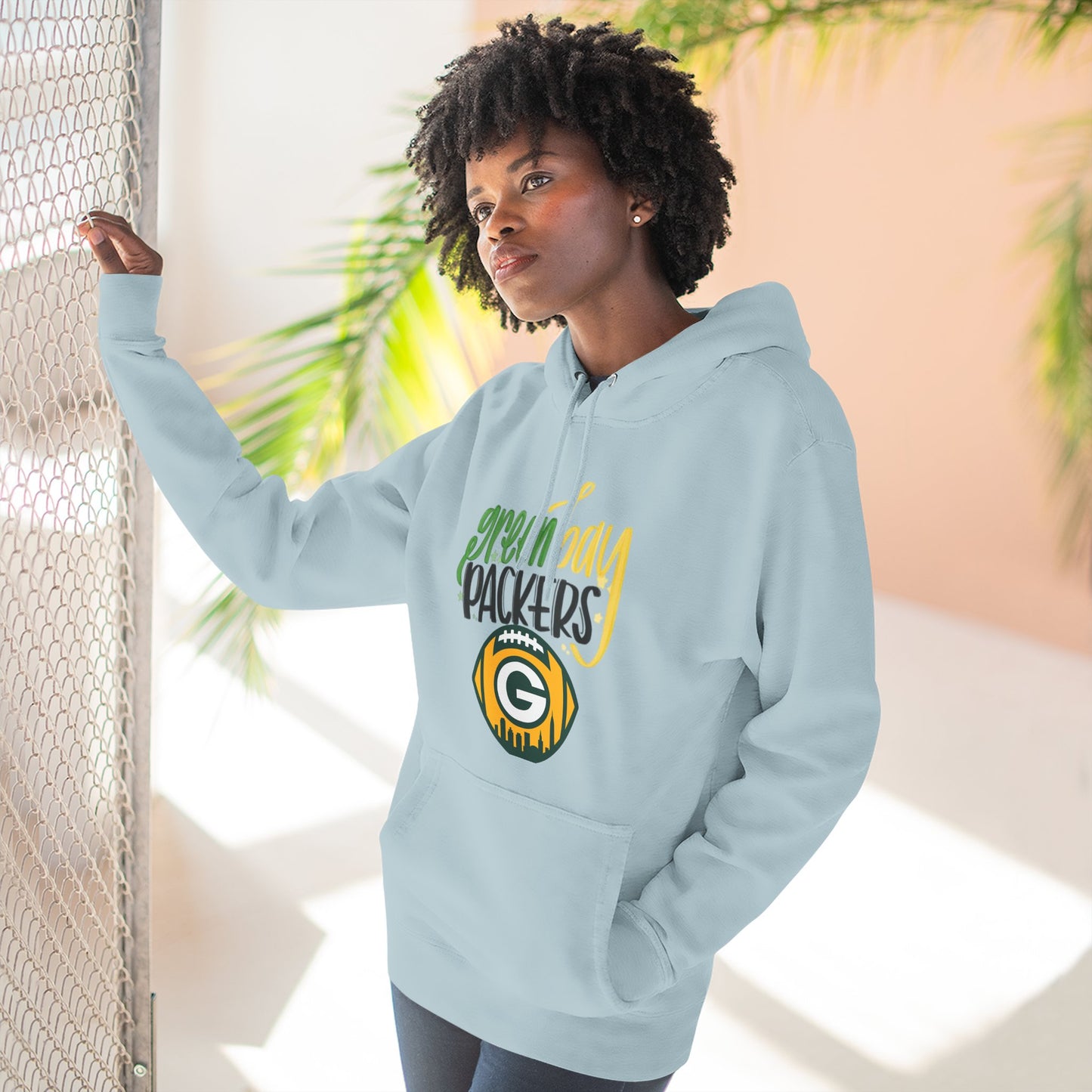 Green Bay Packers Logo Hoodie — Fleece Pullover for Fans