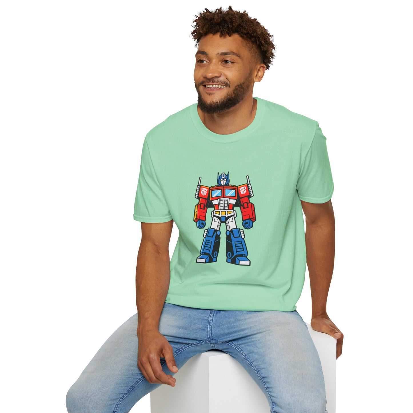 Retro Optimus Prime Graphic T-Shirt
