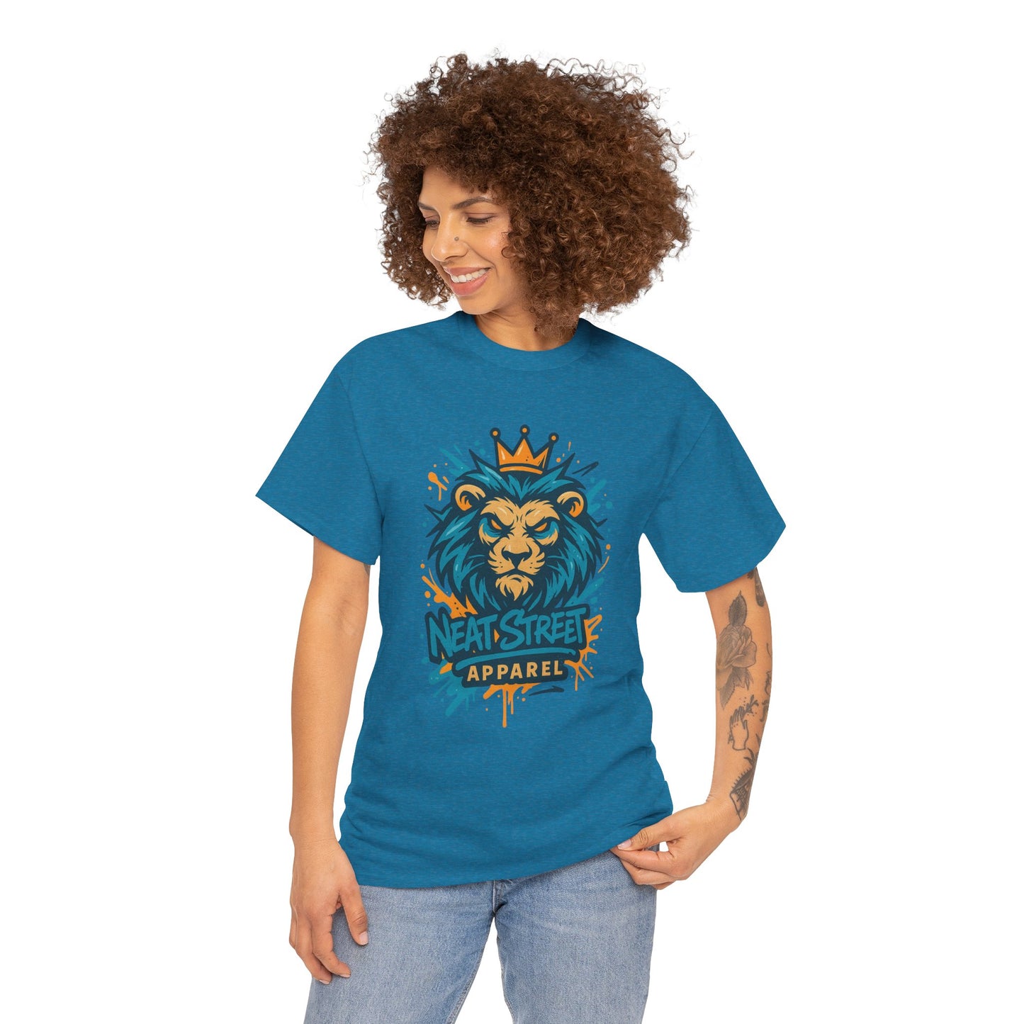 King Lion Graphic Unisex Heavy Cotton Tee