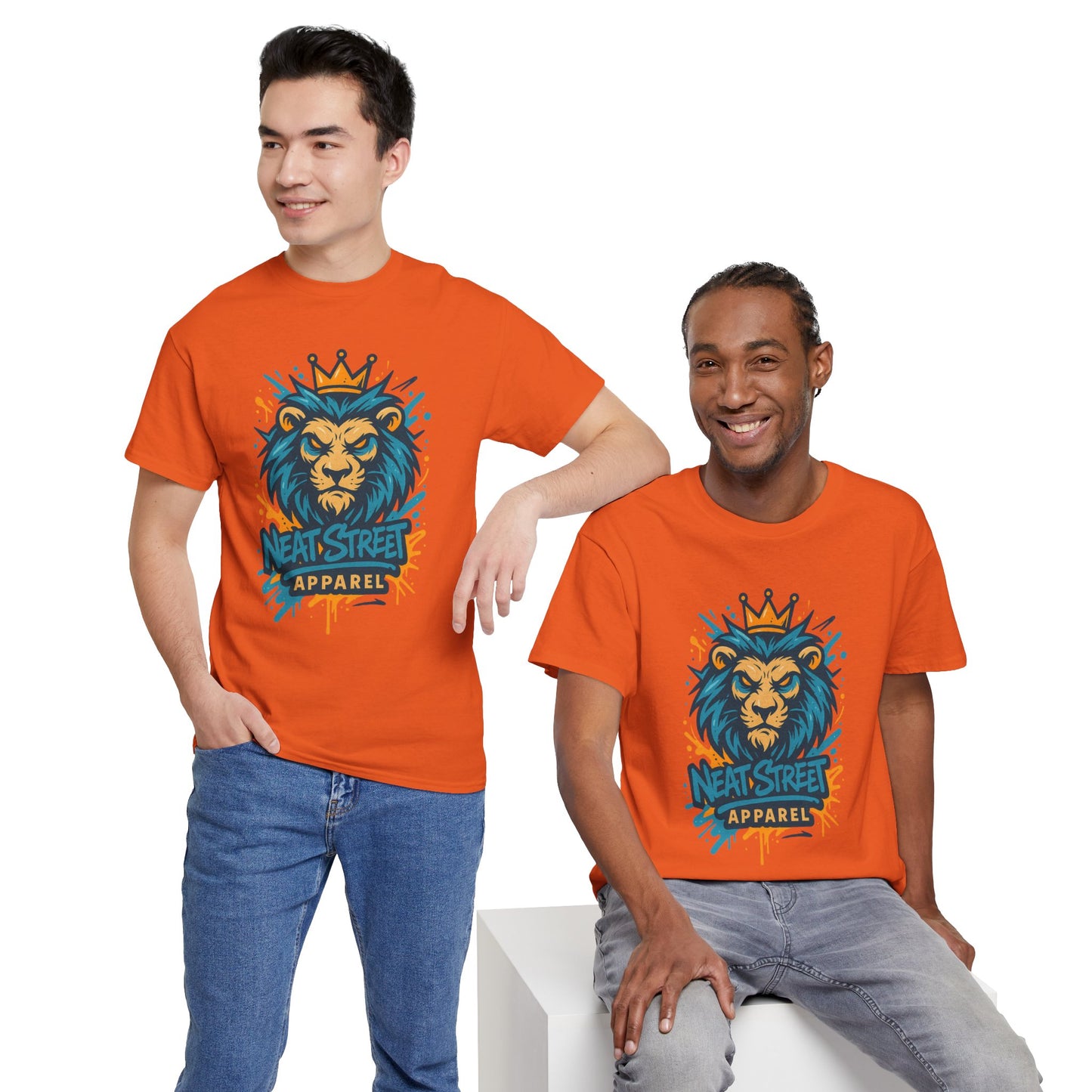 King Lion Graphic Unisex Heavy Cotton Tee
