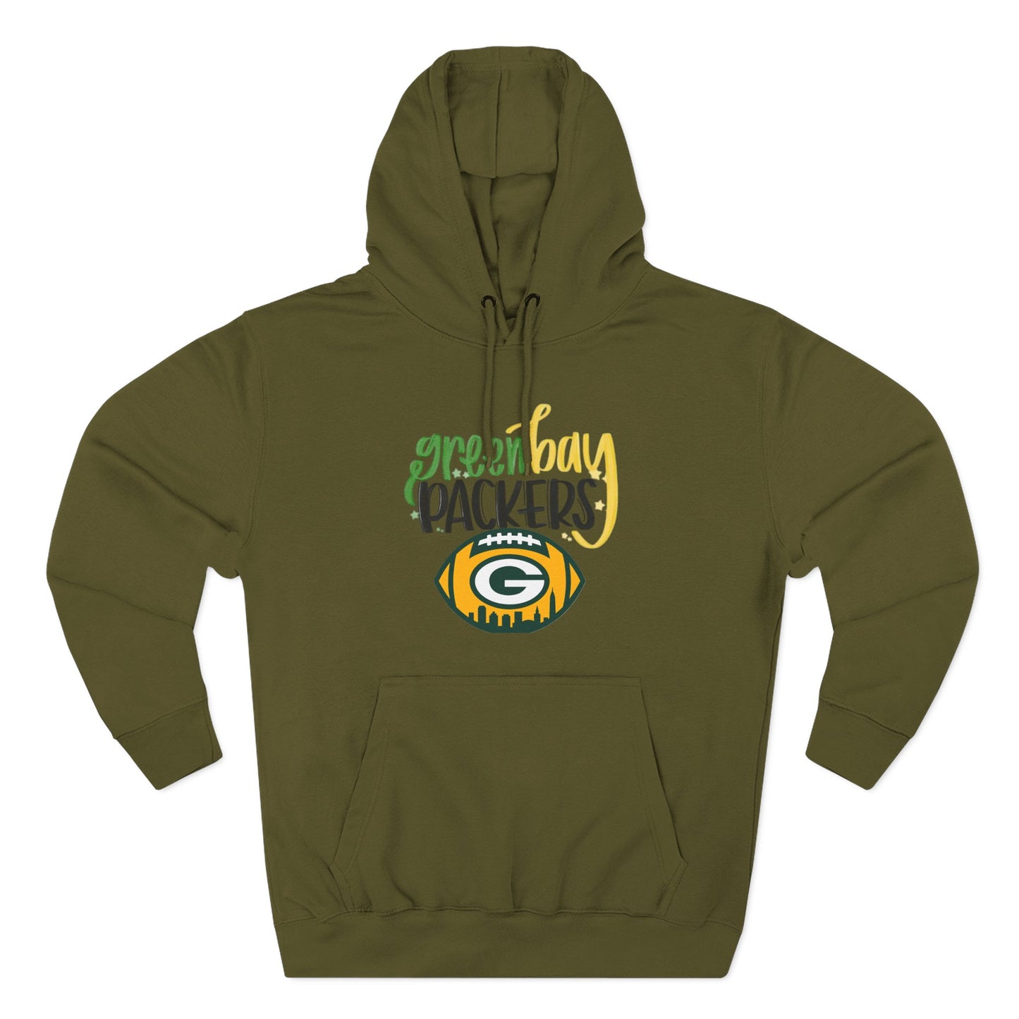 Green Bay Packers Logo Hoodie — Fleece Pullover for Fans