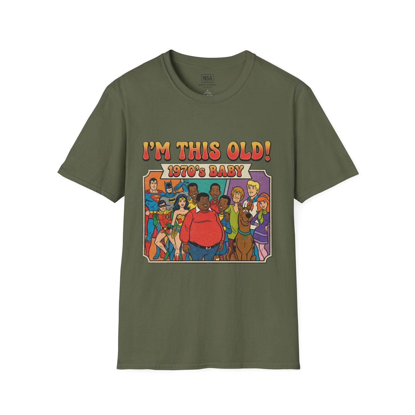 I'm This Old! 1970s Baby T-Shirt