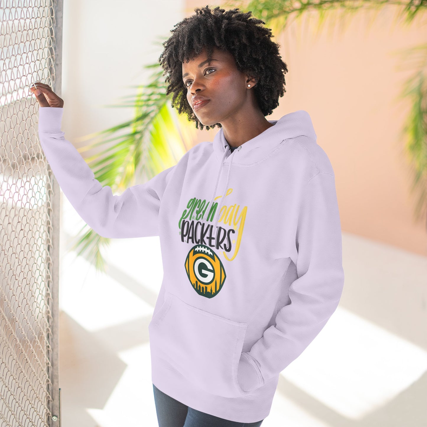 Green Bay Packers Logo Hoodie — Fleece Pullover for Fans