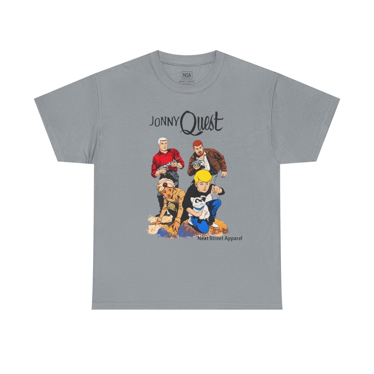 Jonny Quest Cartoon Unisex Heavy Cotton Tee