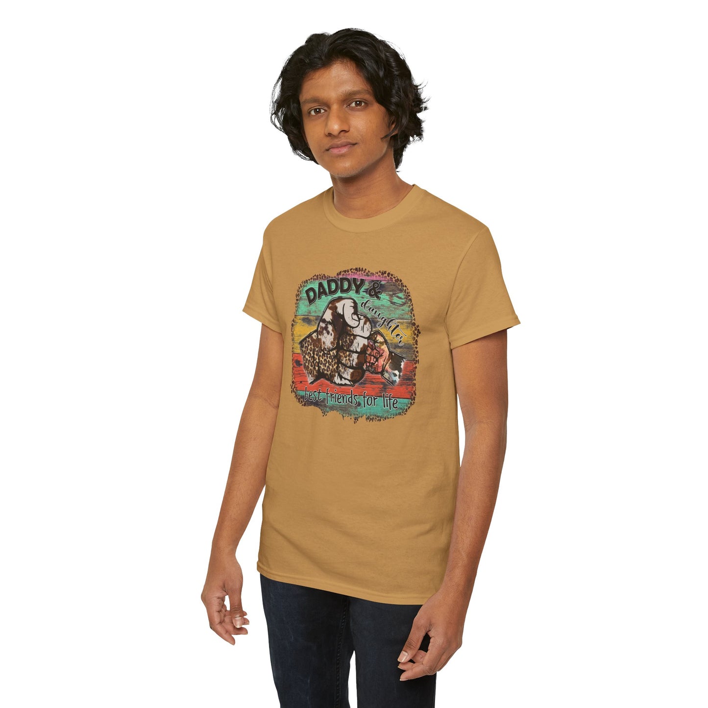 Rasta Retro Graphic Tee for Dads | Unisex Heavy Cotton T-Shirt
